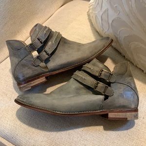 Free People Braeburn Leather booties